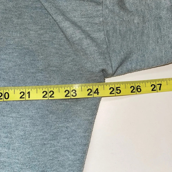 Lulus Light Blue Sweater Dolman Sleeve V-neck Oversized Pullover Xsmall Women’s - Picture 8 of 12